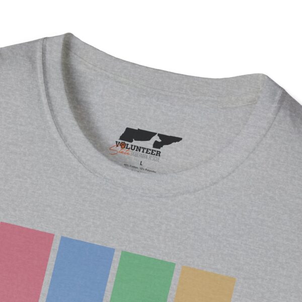 Volunteer State Doberman Rescue T-Shirt - Color Block - Image 11