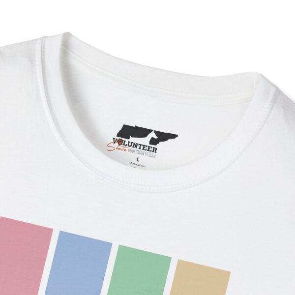 Volunteer State Doberman Rescue T-Shirt - Color Block - Image 3
